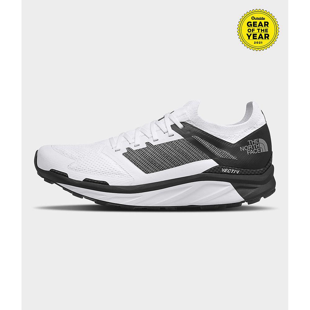 The North Face Flight Vectiv Ανδρικα Παπούτσια Για Trail Τρέξιμο - Ασπρα / Μαυρα (TIFY47912)